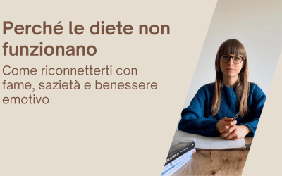 Perché le diete non funzionano: la conferenza di Giulia Goffi