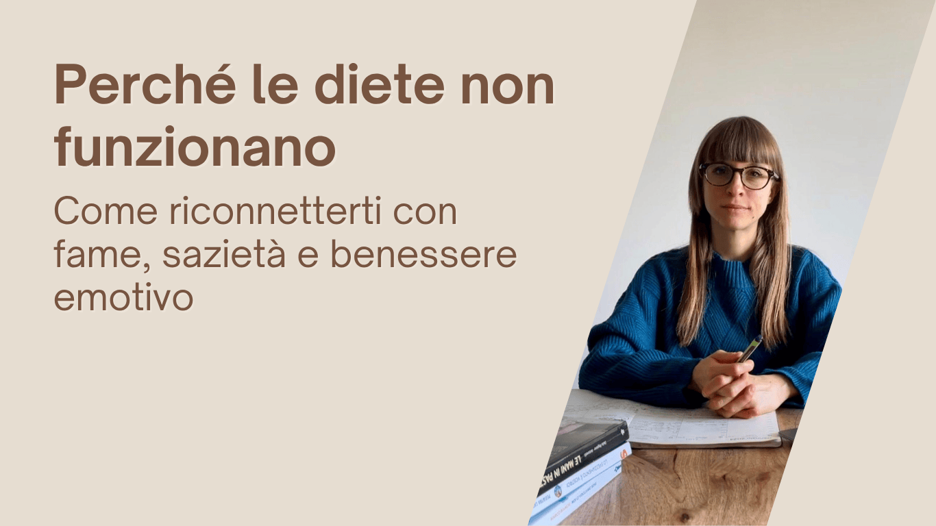 Perché le diete non funzionano: la conferenza di Giulia Goffi